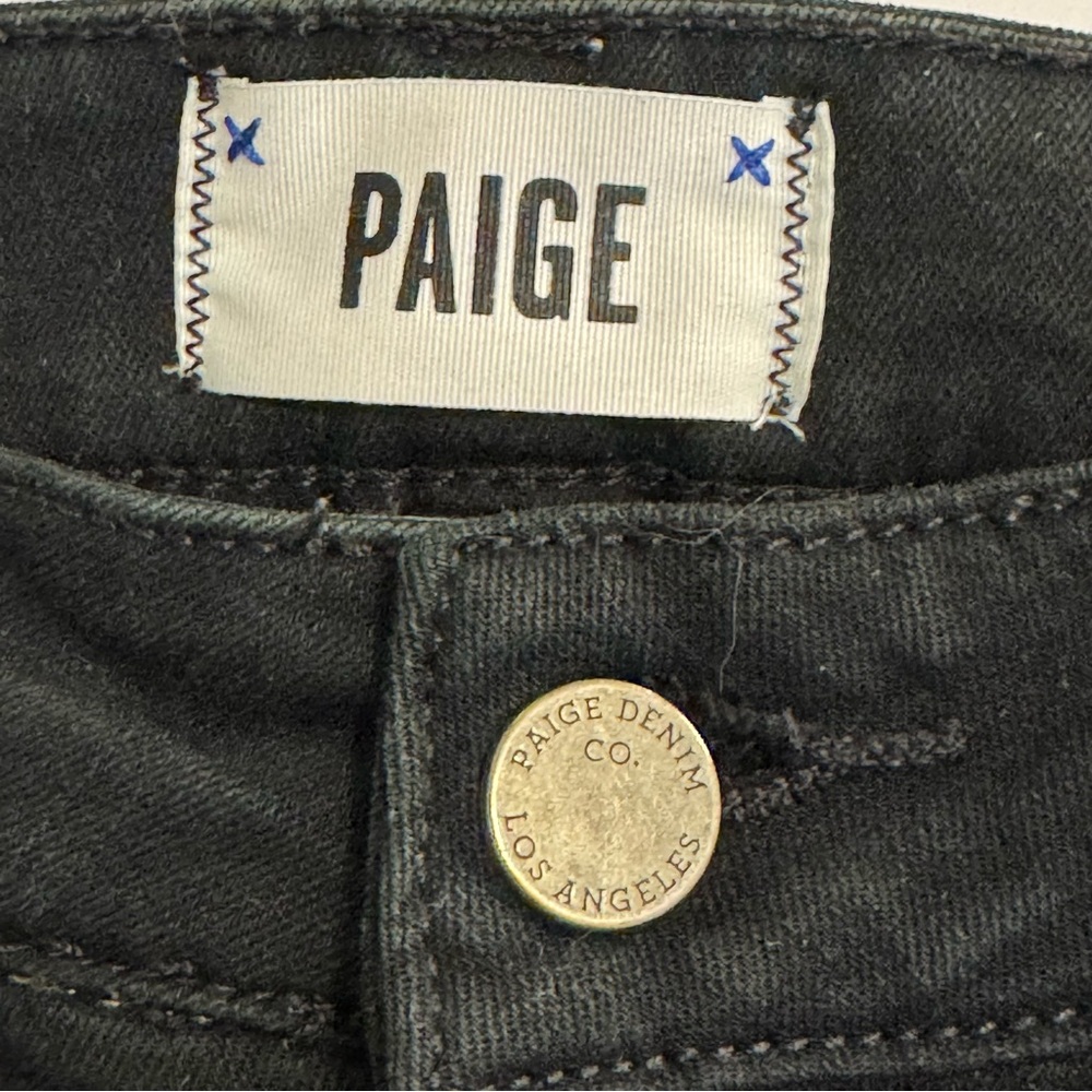 PAIGE Women's Black verdugo ultra skinny Jeans